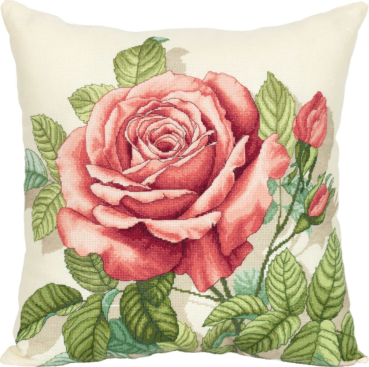 Embroidery kits PANNA PD-7116 Vintage Rose (Cusion Front) 