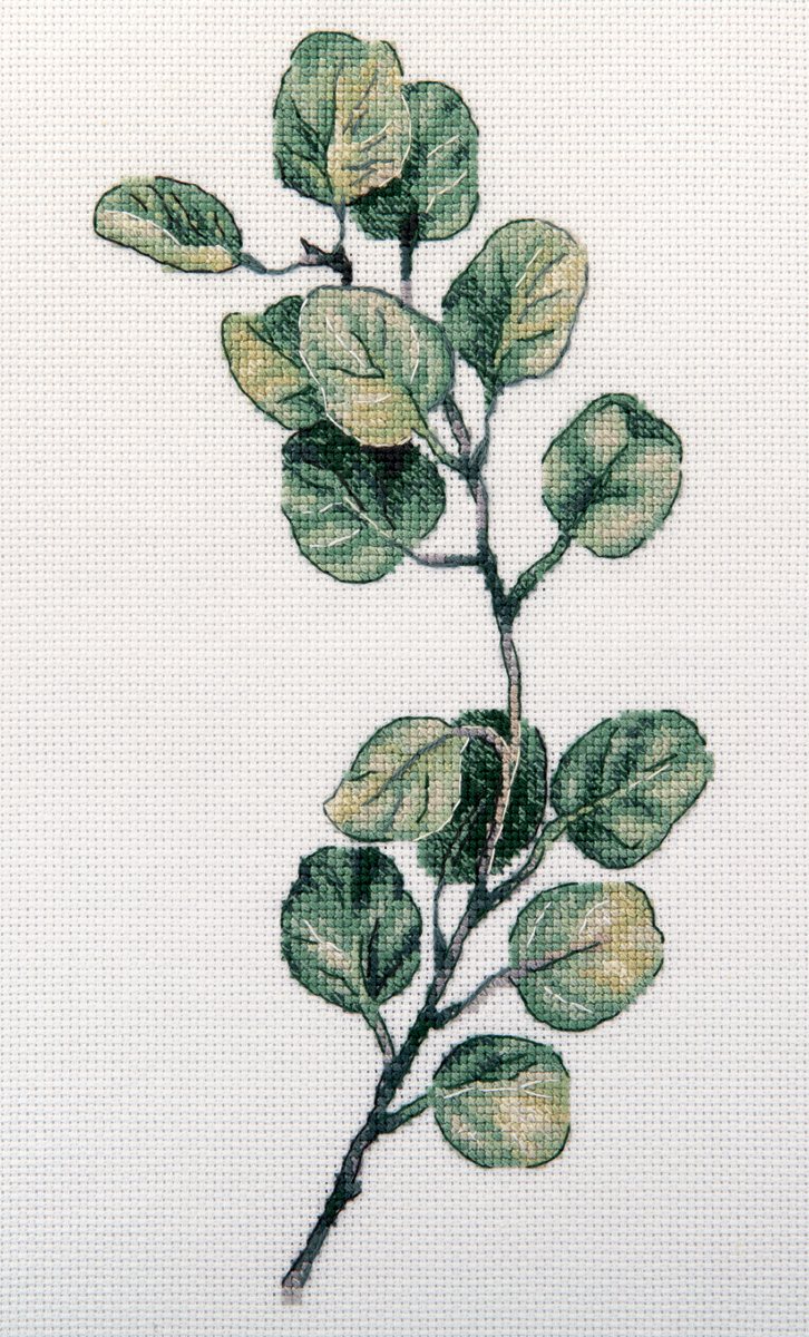 Embroidery kits PANNA C-7296 Eucalyptus Twig 