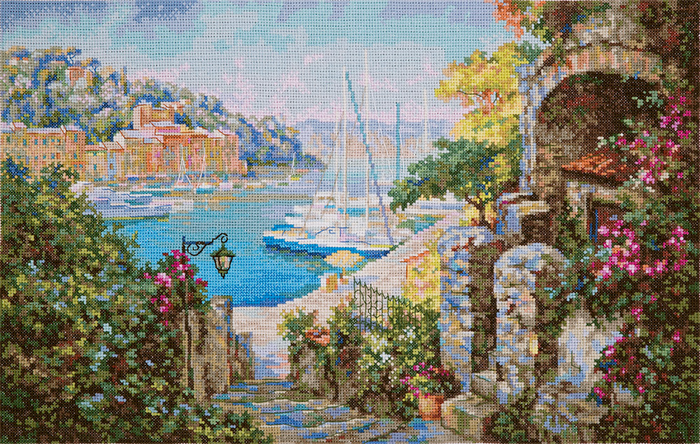 Embroidery kits PANNA Golden Series MT-1854 By the Southern Sea