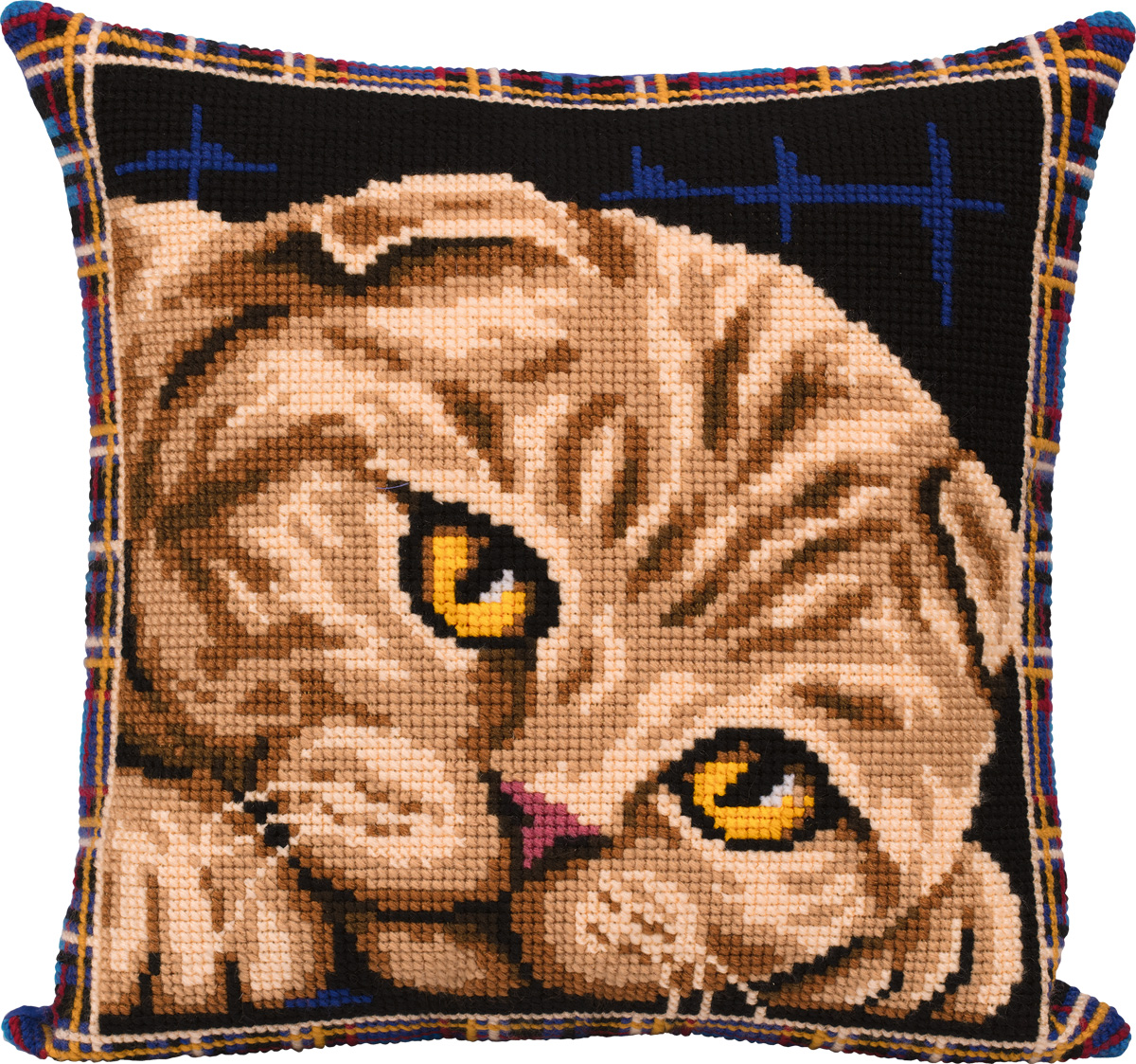 Embroidery kits PANNA PD-7123  Scottish Fold Cat (Cusion Front) 