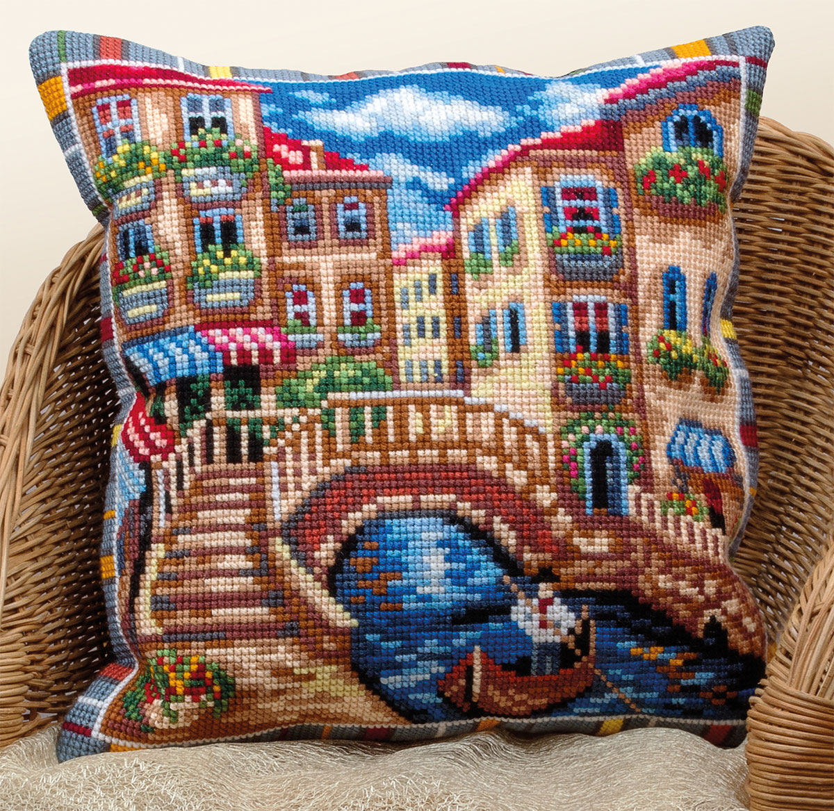 Embroidery kits PANNA PD-1620 Venice (Cushion Front) 