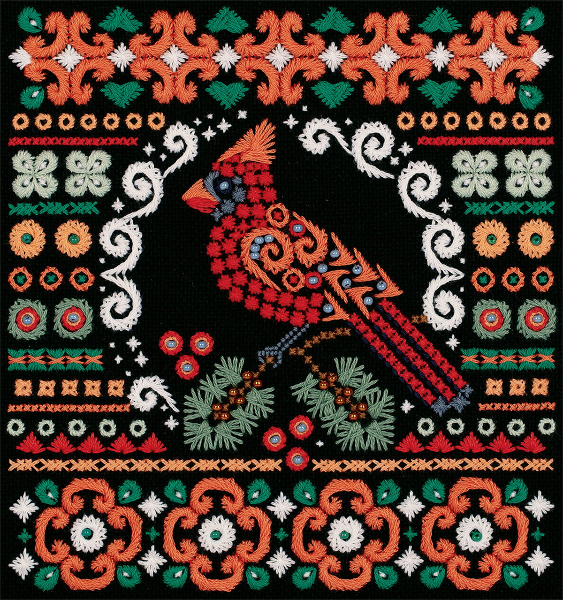 Embroidery kits PANNA SH-7261 Northern Cardinal 