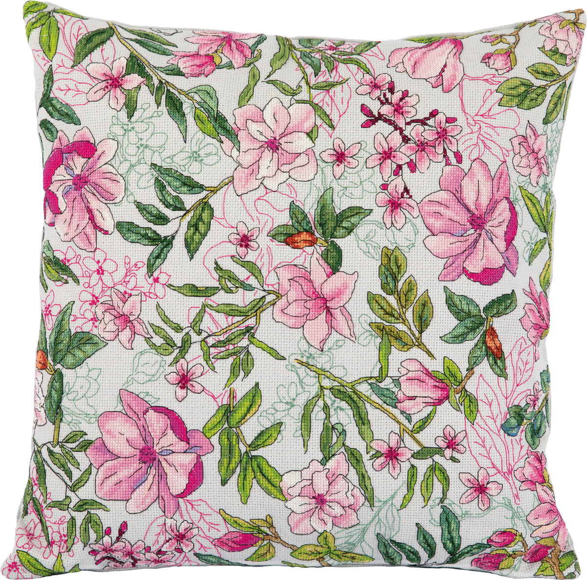 Embroidery kits PANNA PD-7287 Magnolia. Cushion Front 