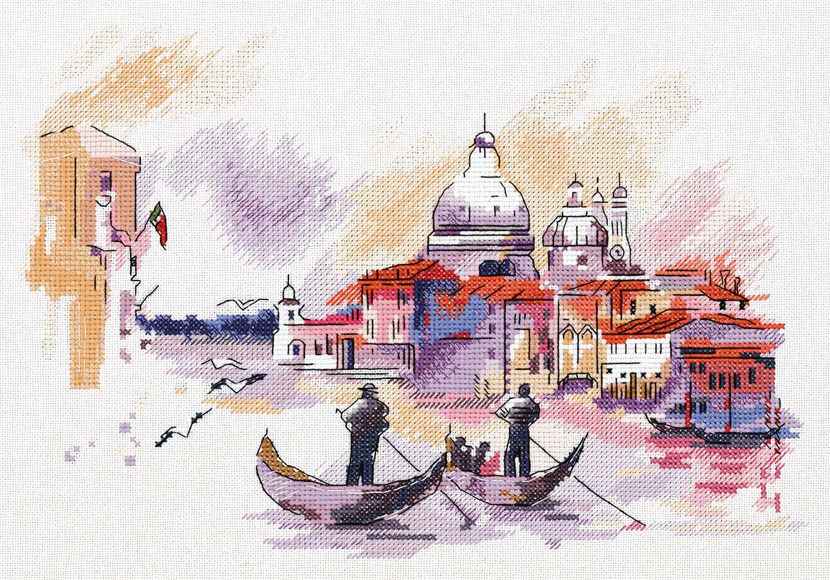 Embroidery kits PANNA GM-7184  Traveling around Venice 