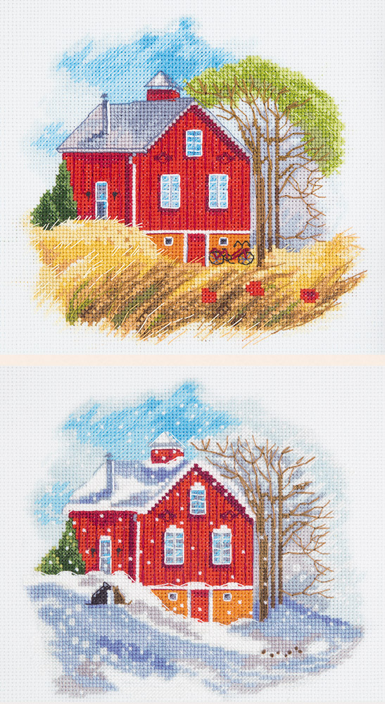 Embroidery kits PANNA DE-7002 Seasons: Autumn and Winter 