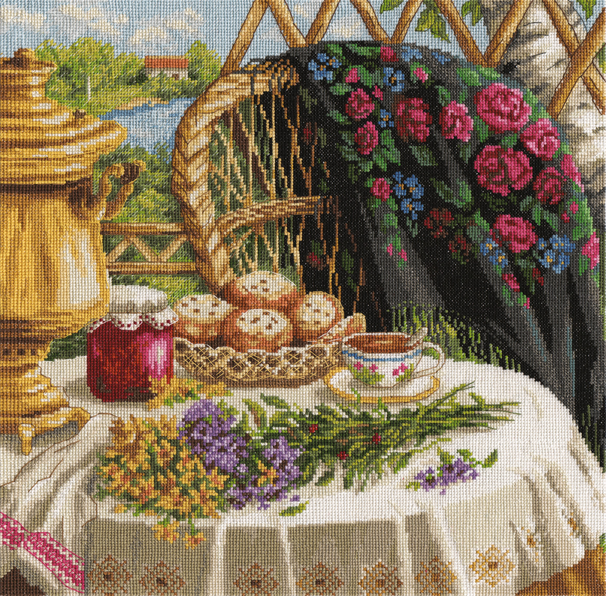 Embroidery kits PANNA N-1488 Summer Still Life