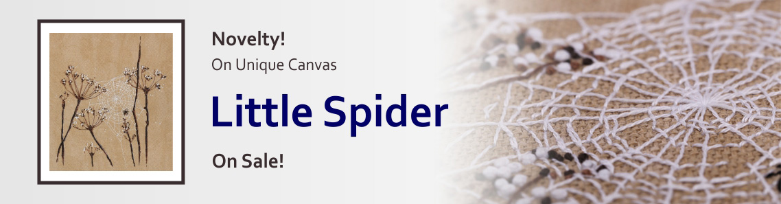 Novelty! On unique canvas. Little Spider. On sale!